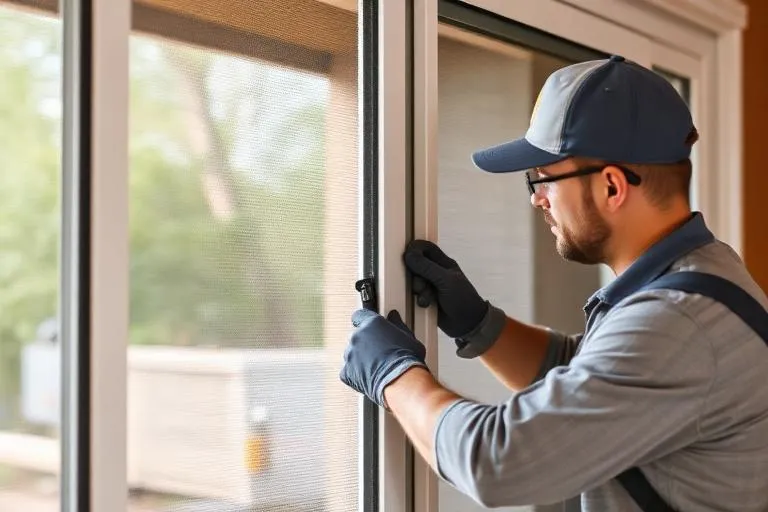 Sliding screen door and window repair